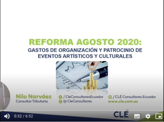 noticia tributaria SRI Nuevas Definiciones de Ocupacion Liberal y Exportador Habitual